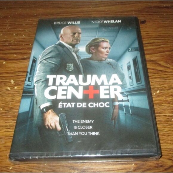 Trauma Center (DVD, 2019, Canadian) (unopened) Bruce Willis Nicky Whelan - Picture 1 of 3